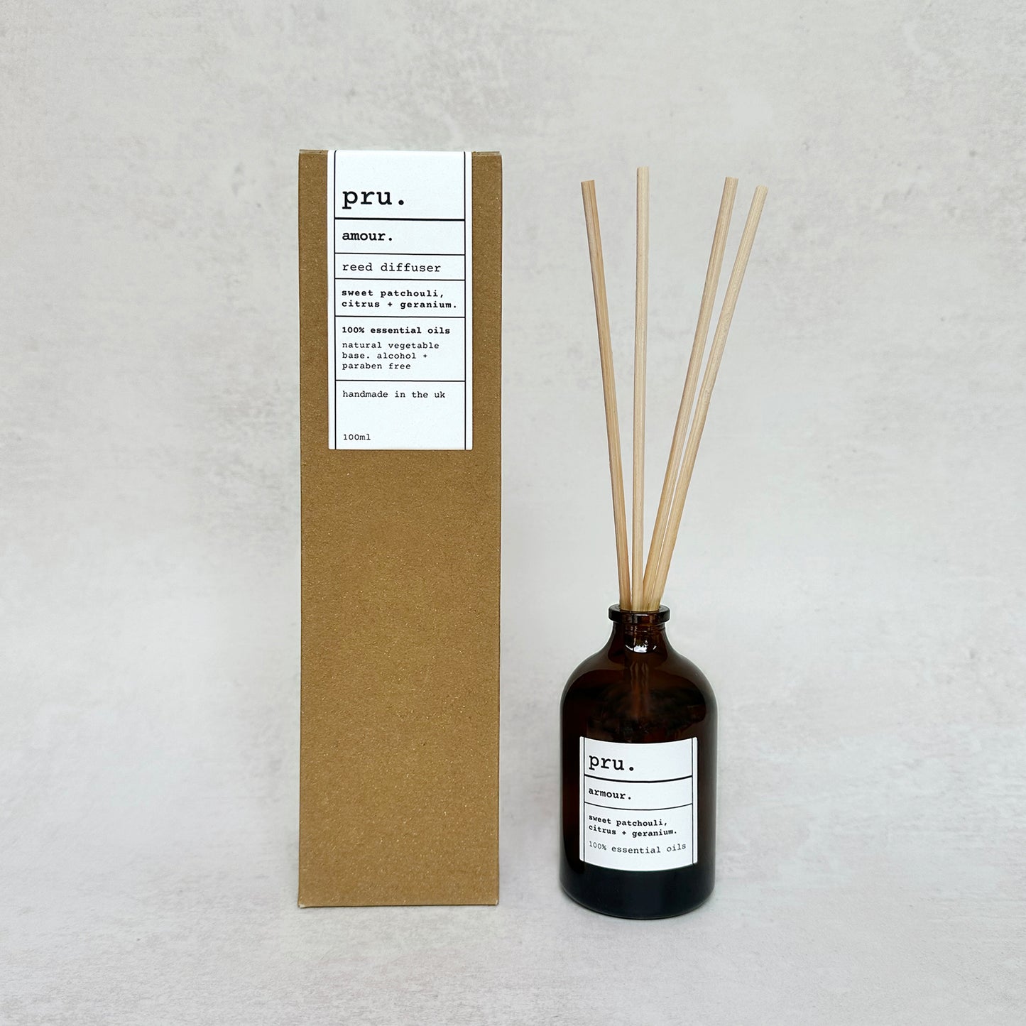 Apothecary 100% Essential Oil Diffuser 100ml - Amour