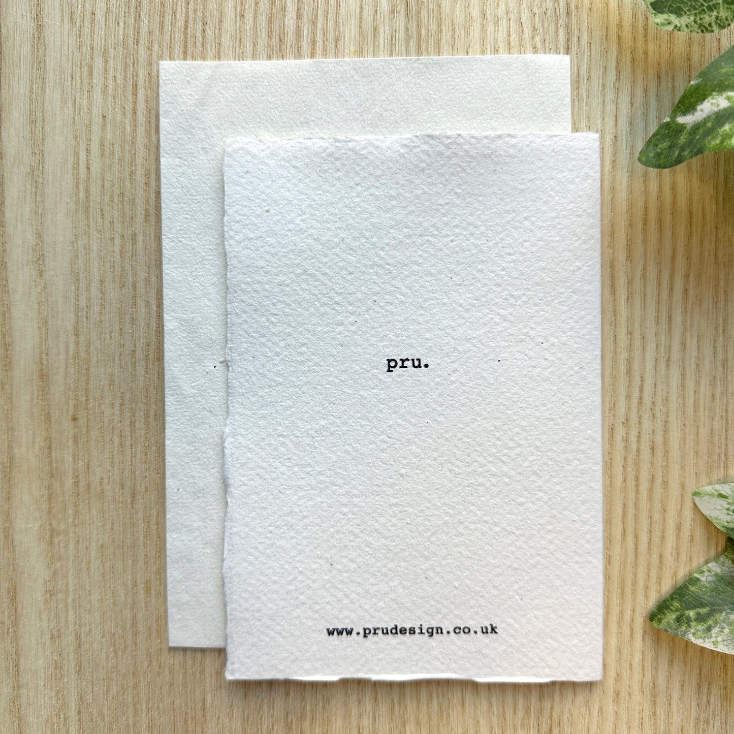 Eco Hand Made Valentines Day Card #2