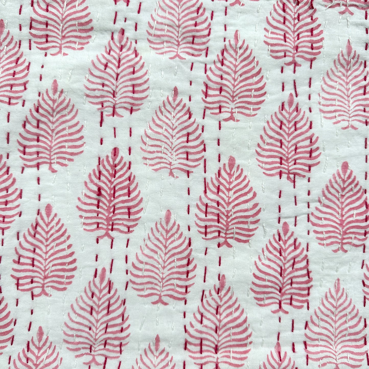 Sample Sale Wood Block Printed Throw