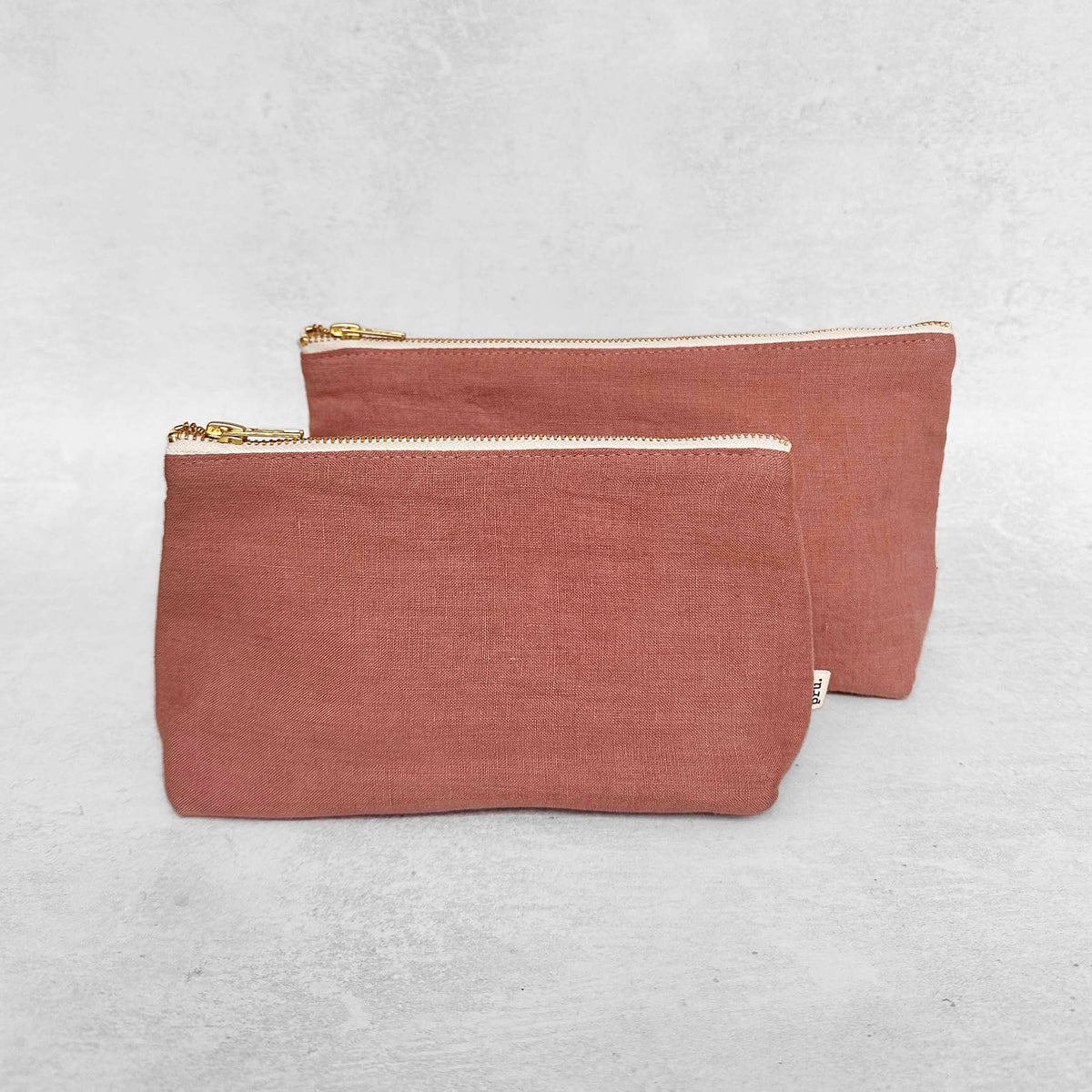 The Linen Pouch Bag - Rosa