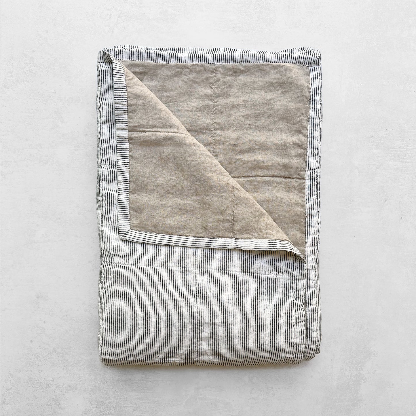 Miller Linen Quilt Striped - OEKO-TEX Certified