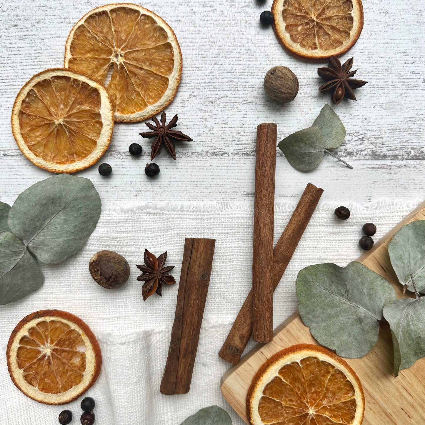 Ivory Coffee Cup Candle - Winter Spice + Orange