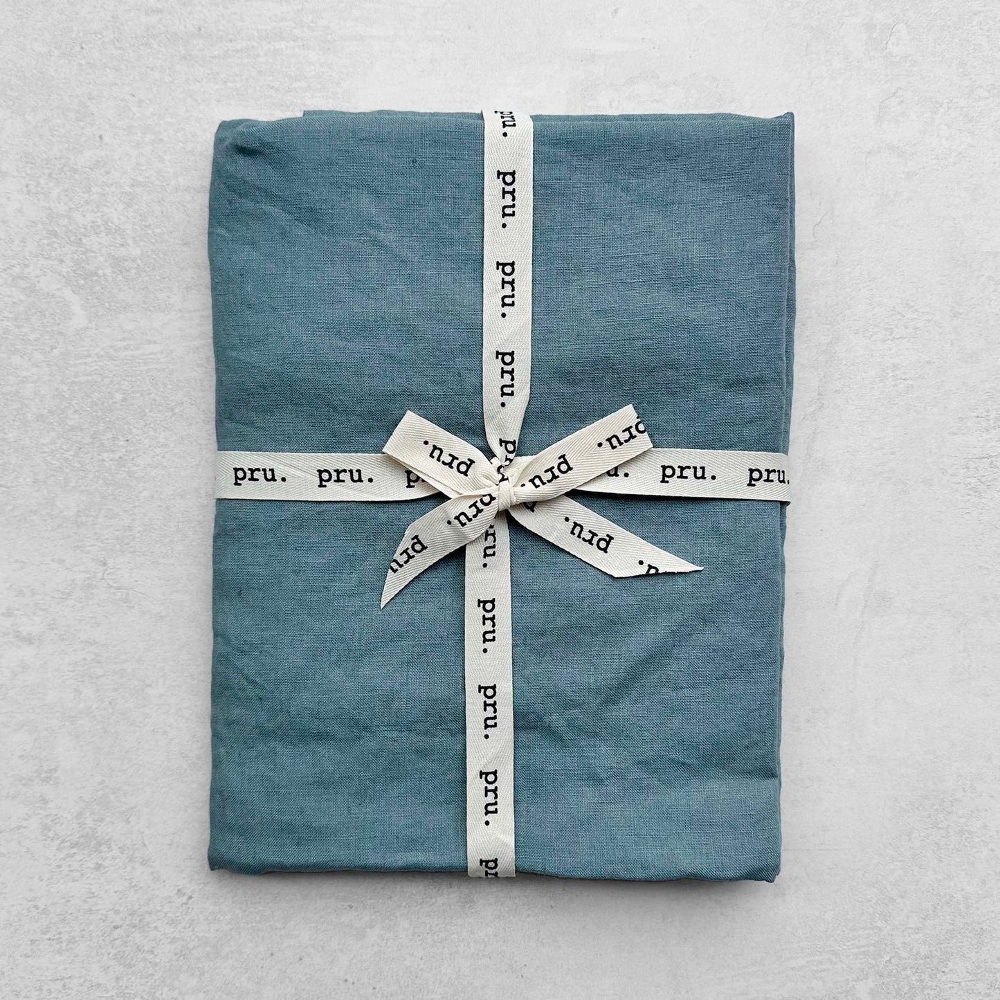 Travel Towel 100% OEKO-TEX® Certified Linen - Duck Egg Blue