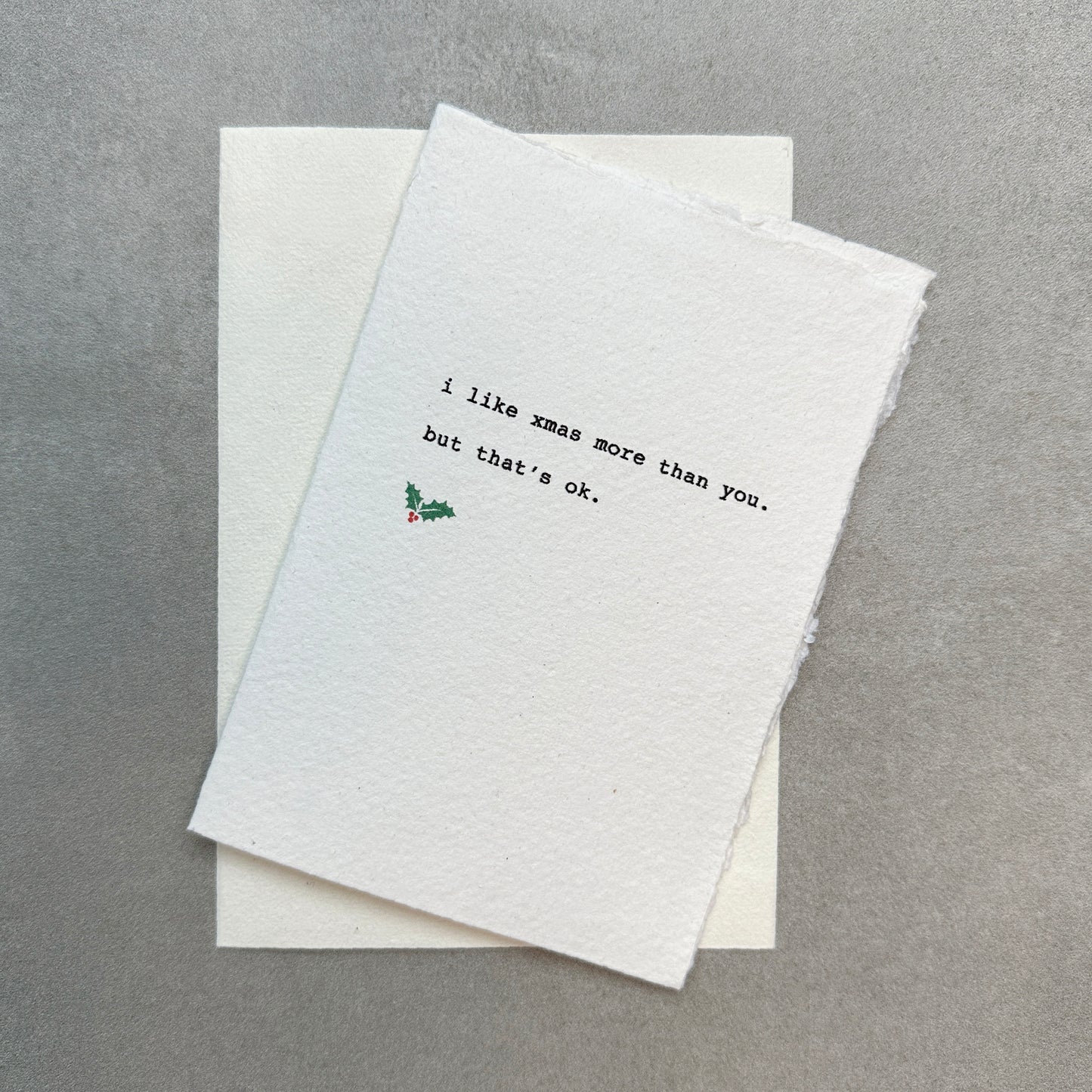 Eco Hand Made Charity Christmas Card