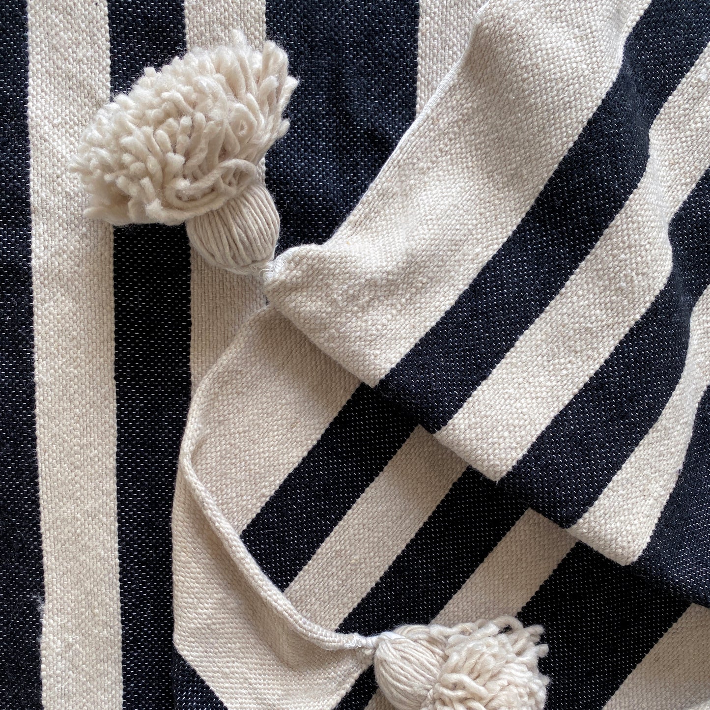 Jago Moroccan Berber Striped Throw