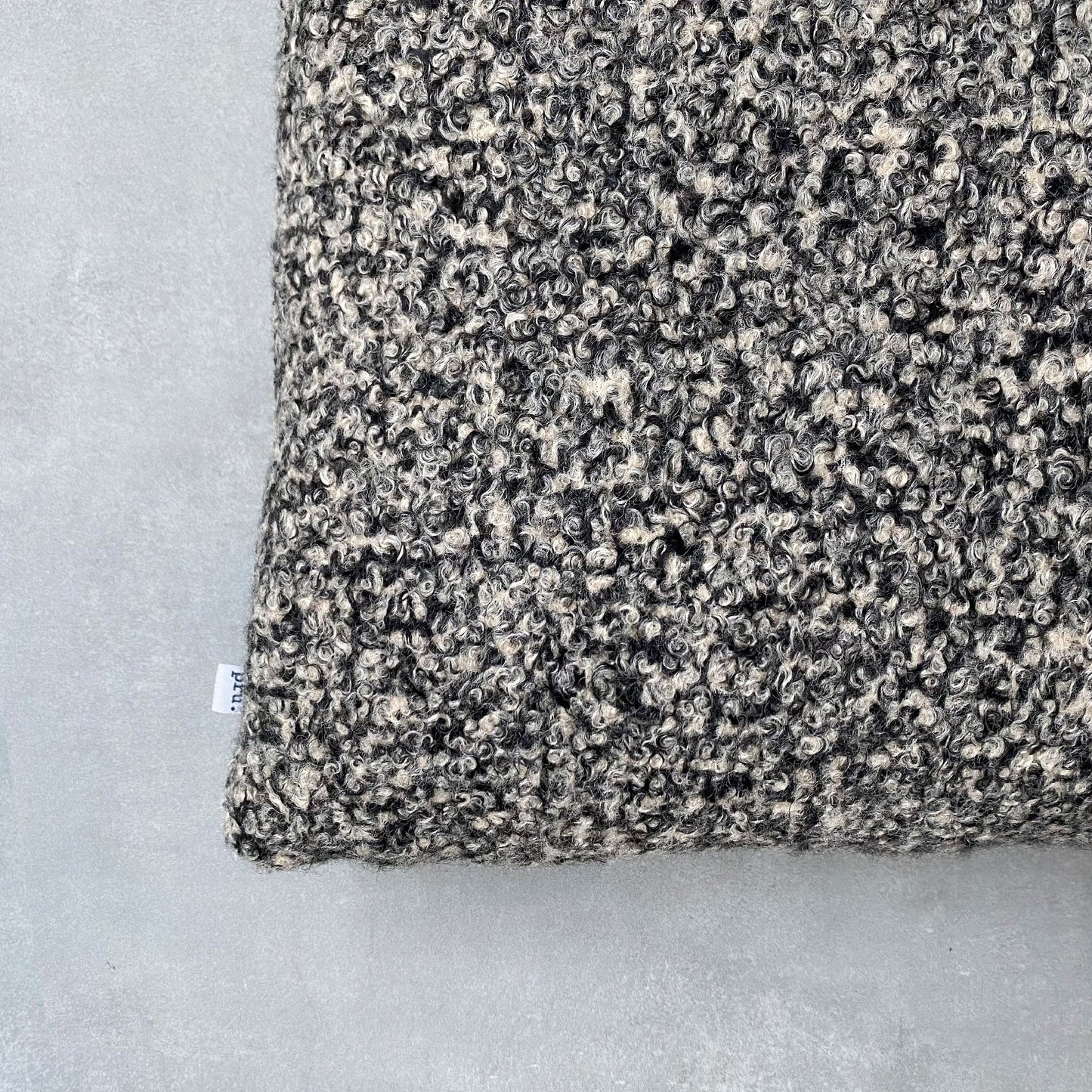 The Bouclé Cushion Pebble