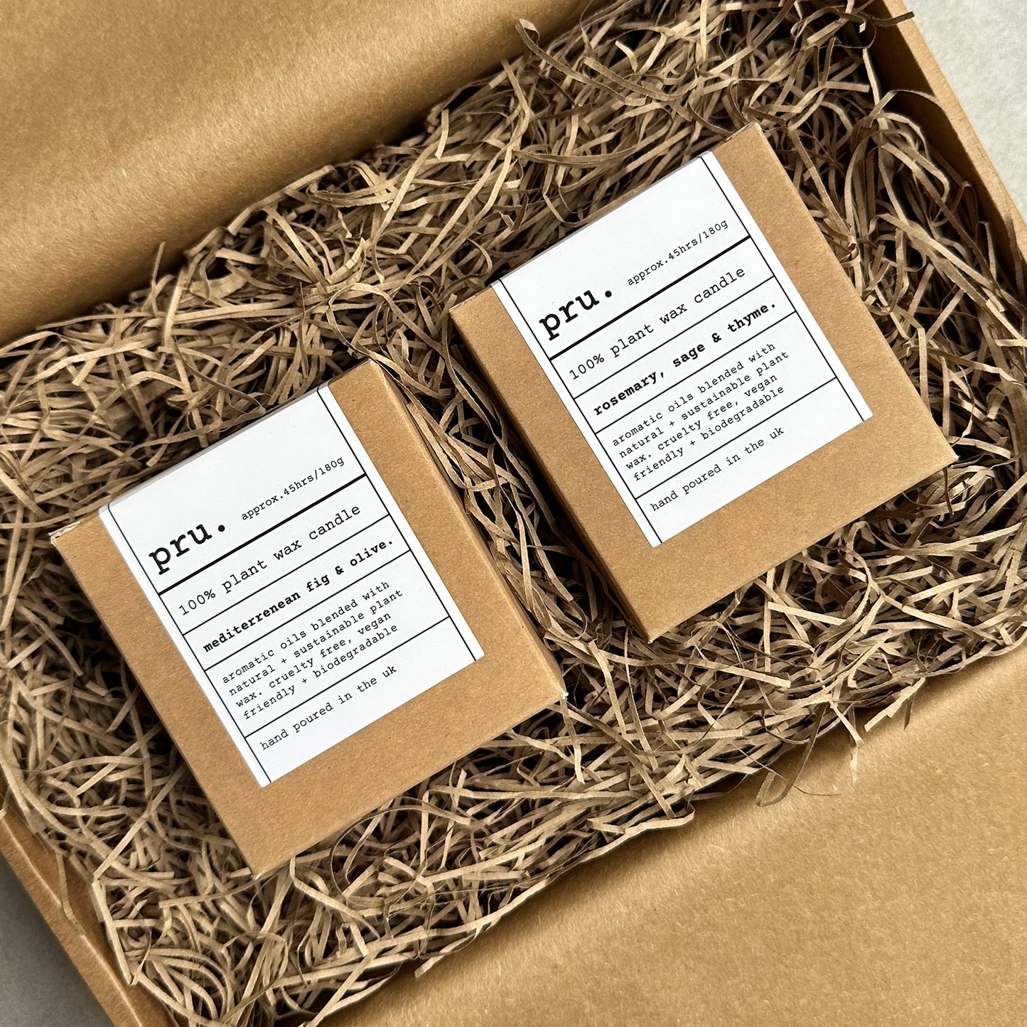 100% Plant Wax Candle Gift Set
