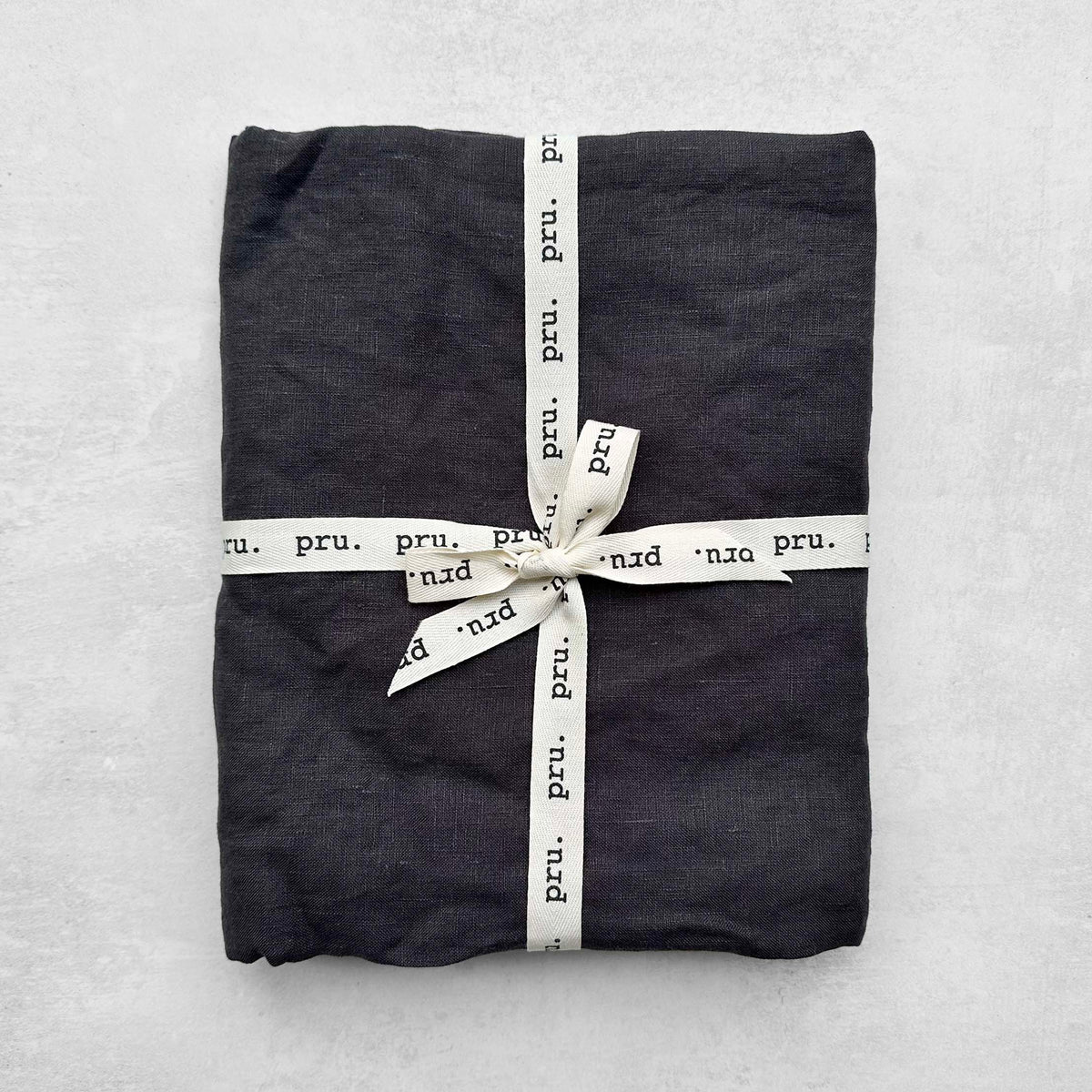100% Linen Tablecloth OEKO-TEX® Certified - Charcoal