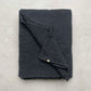 Mya Linen Waffle Blanket Charcoal