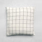 Miller Linen Cushion Check Square - OEKO-TEX Certified