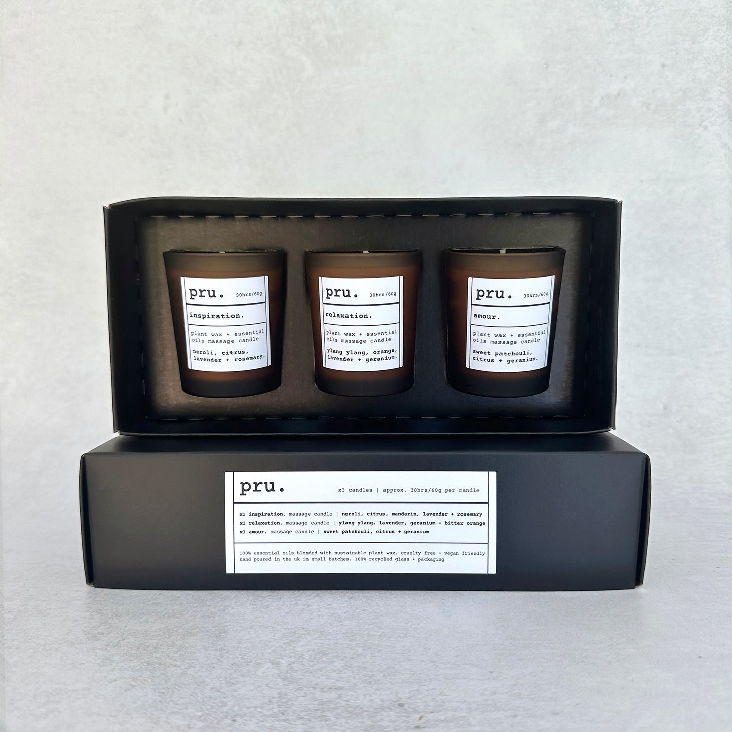 100% Essential Oil Mini Candle Gift Set