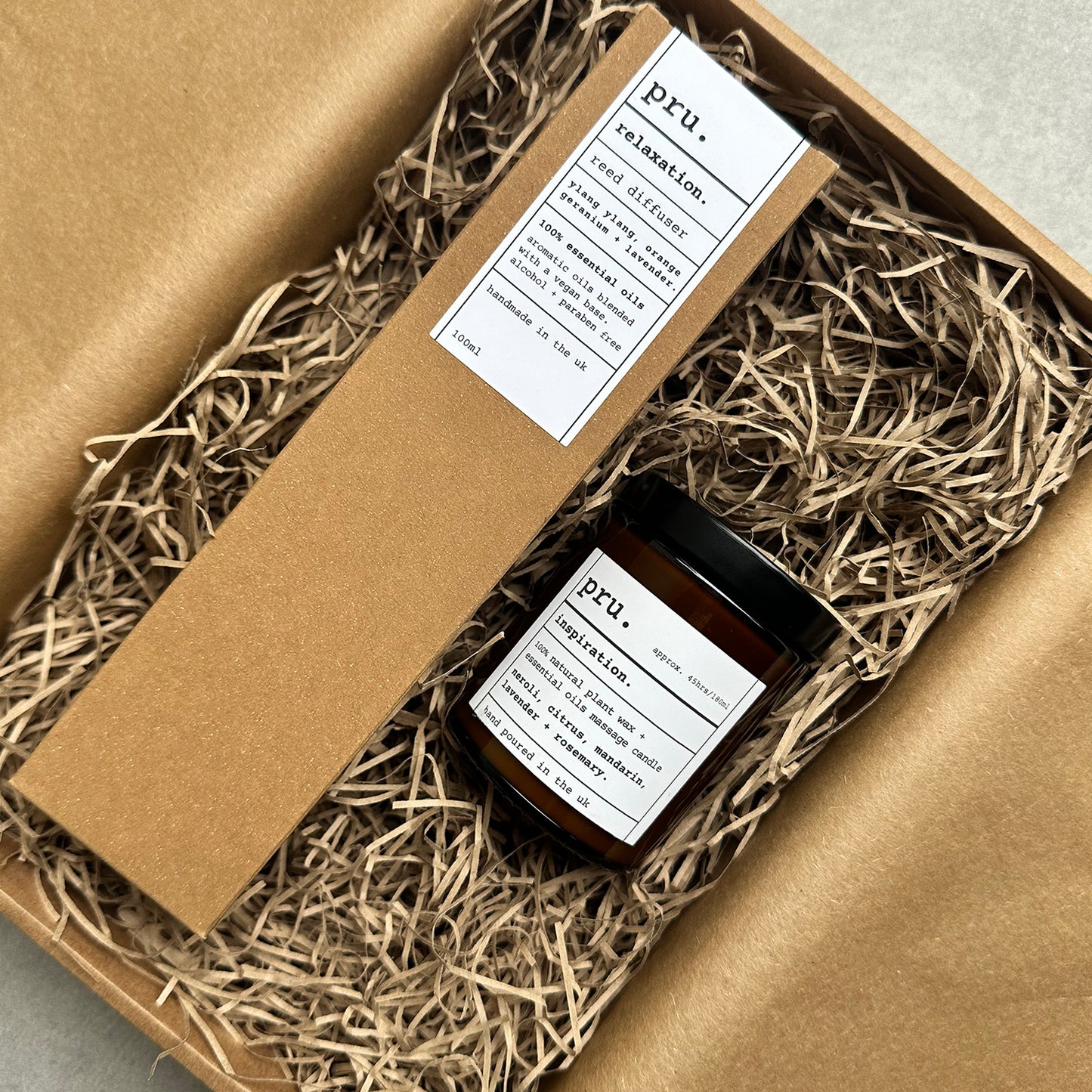 100% Essential Oil Candle + Diffuser Gift Set