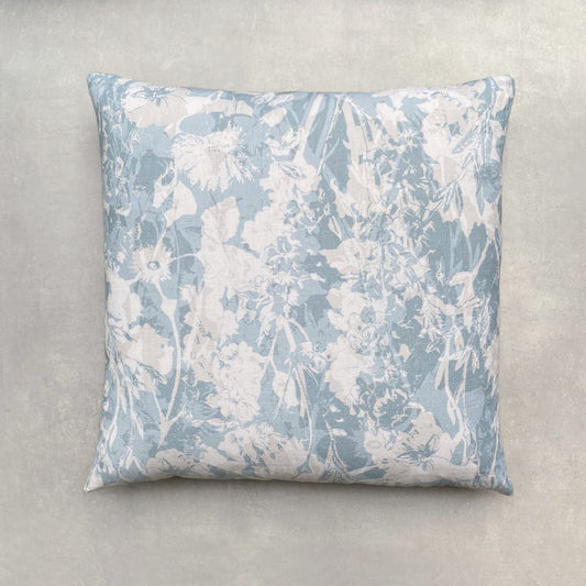 Everly Linen Cushion Duck Egg Blue