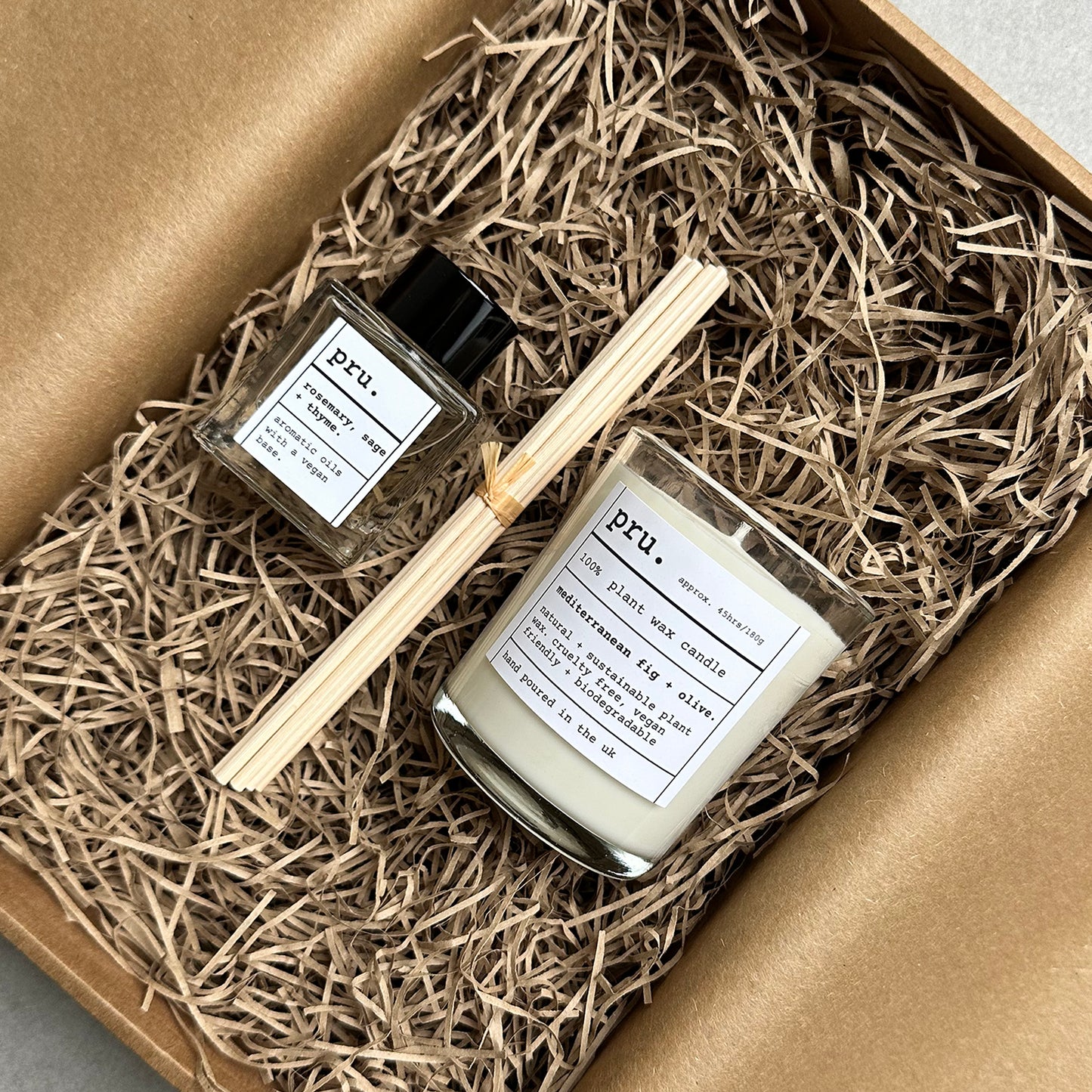 Build Your Own: 100% Plant Wax Candle + Diffuser Gift Set