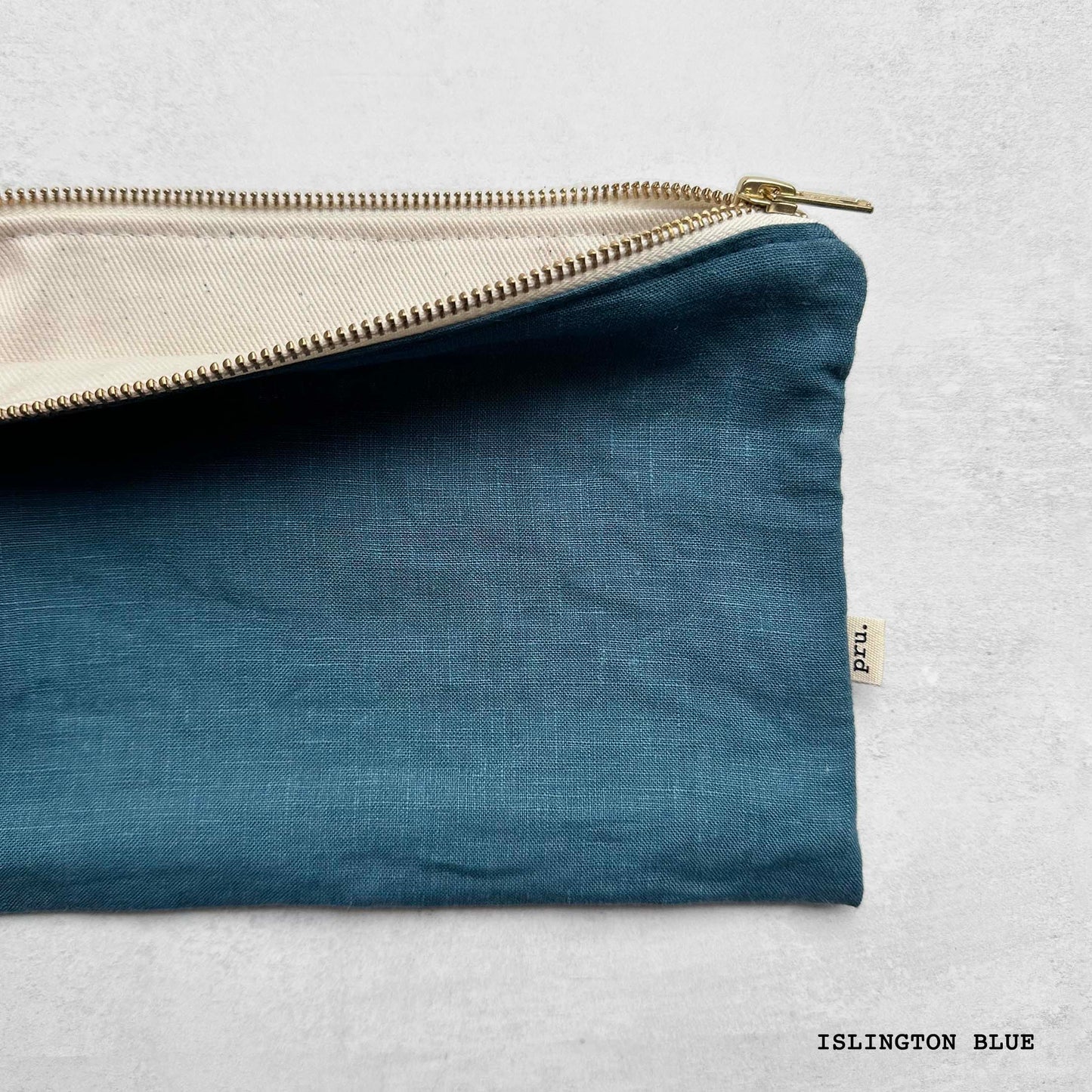 The Linen Pouch Bag - Flat