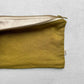 The Linen Pouch Bag - Ochre Yellow