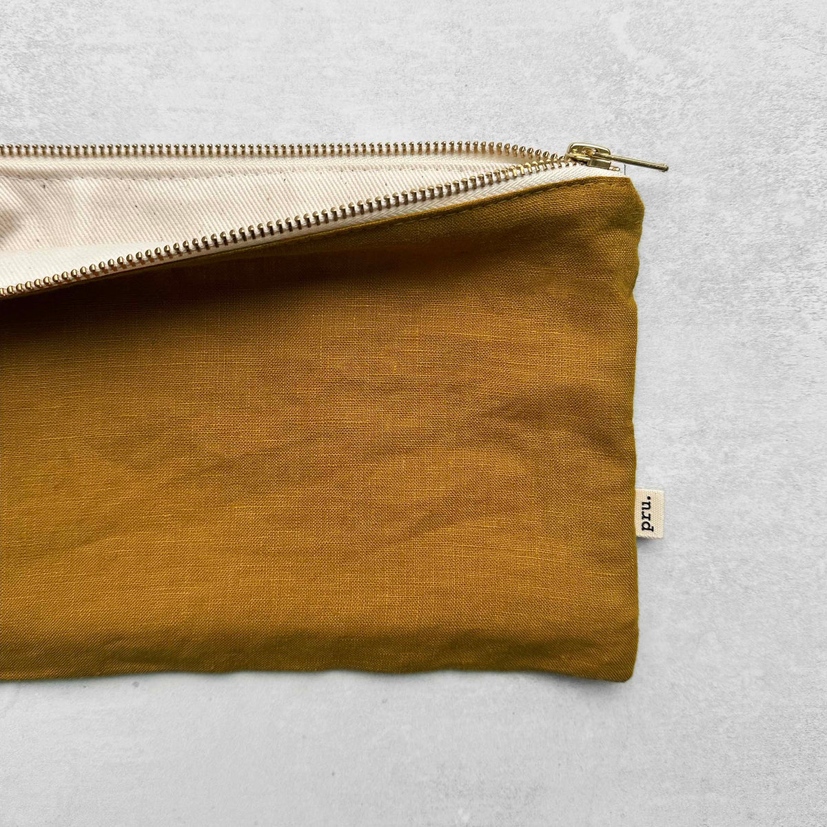 The Linen Pouch Bag - Spice