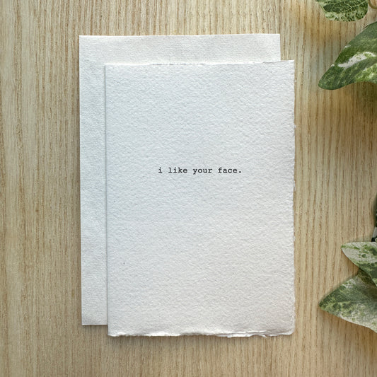 Eco Hand Made Valentines Day Card #2