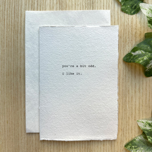 Eco Hand Made Valentines Day Card #3