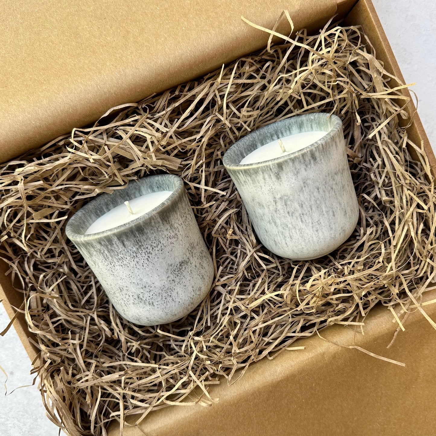 Coffee Cup Candle Gift Set