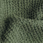 Mya Linen Waffle Blanket Cypress Green