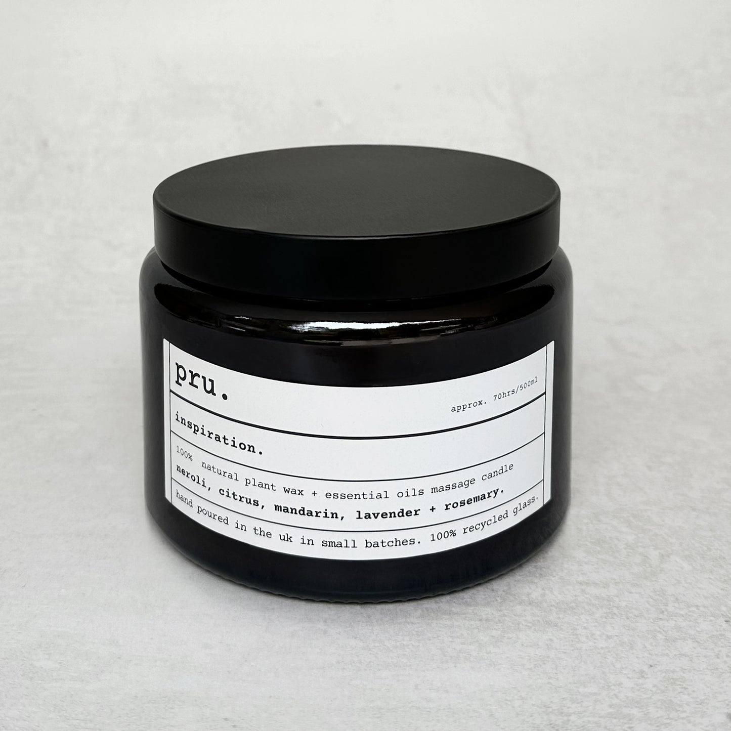 Apothecary 100% Essential Oil Massage Candle - Inspiration