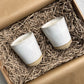 Ivory Coffee Cup Candle Gift Set