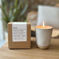 Ivory Coffee Cup Candle - Winter Spice + Orange