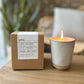 Ivory Coffee Cup Candle - Rosemary, Sage + Thyme