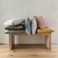 Miller Linen Cushion Ochre Lumbar - OEKO-TEX Certified