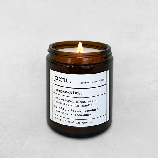 Apothecary 100% Essential Oil Massage Candle - Inspiration