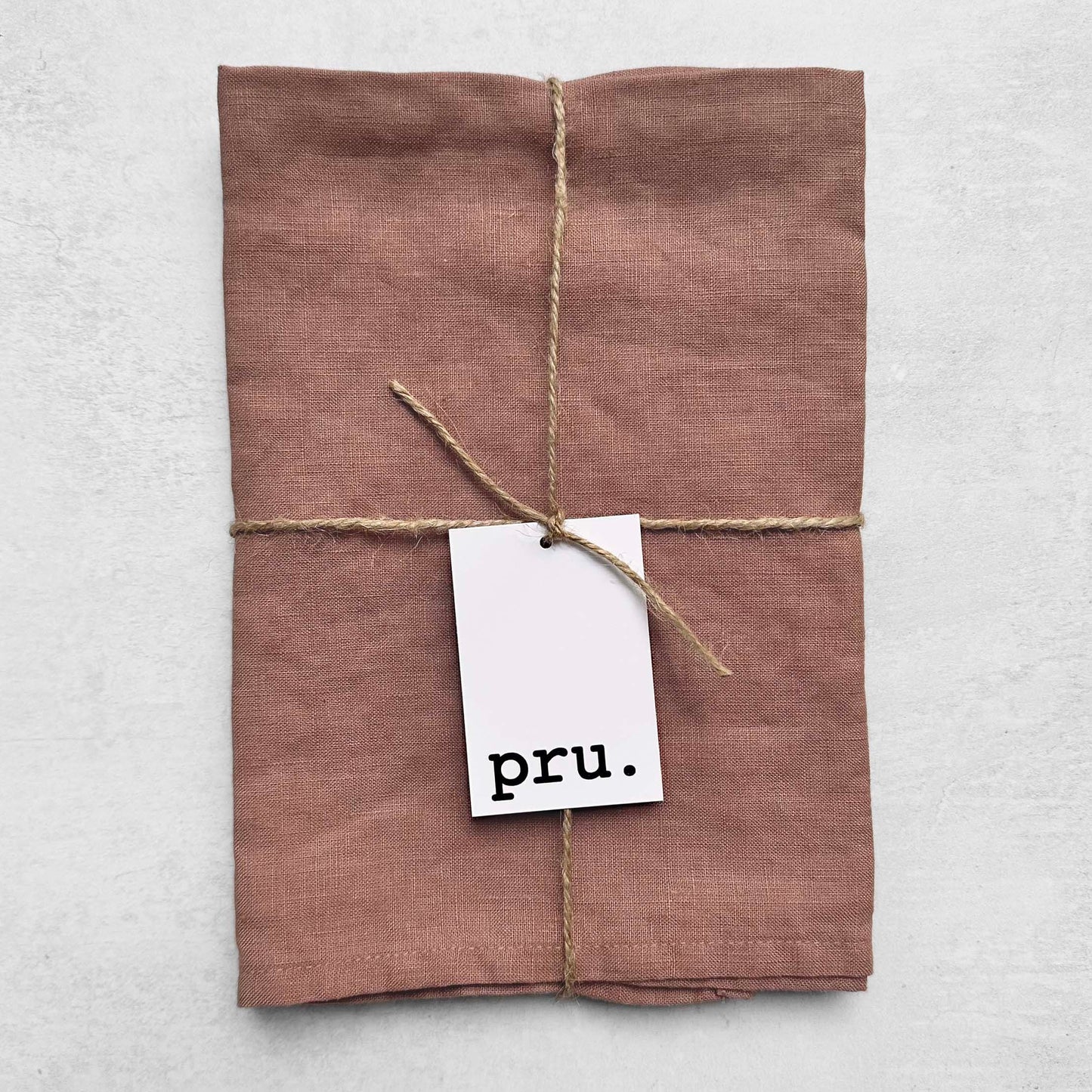 100% Linen Napkins OEKO-TEX® Certified – Faded Blush X2