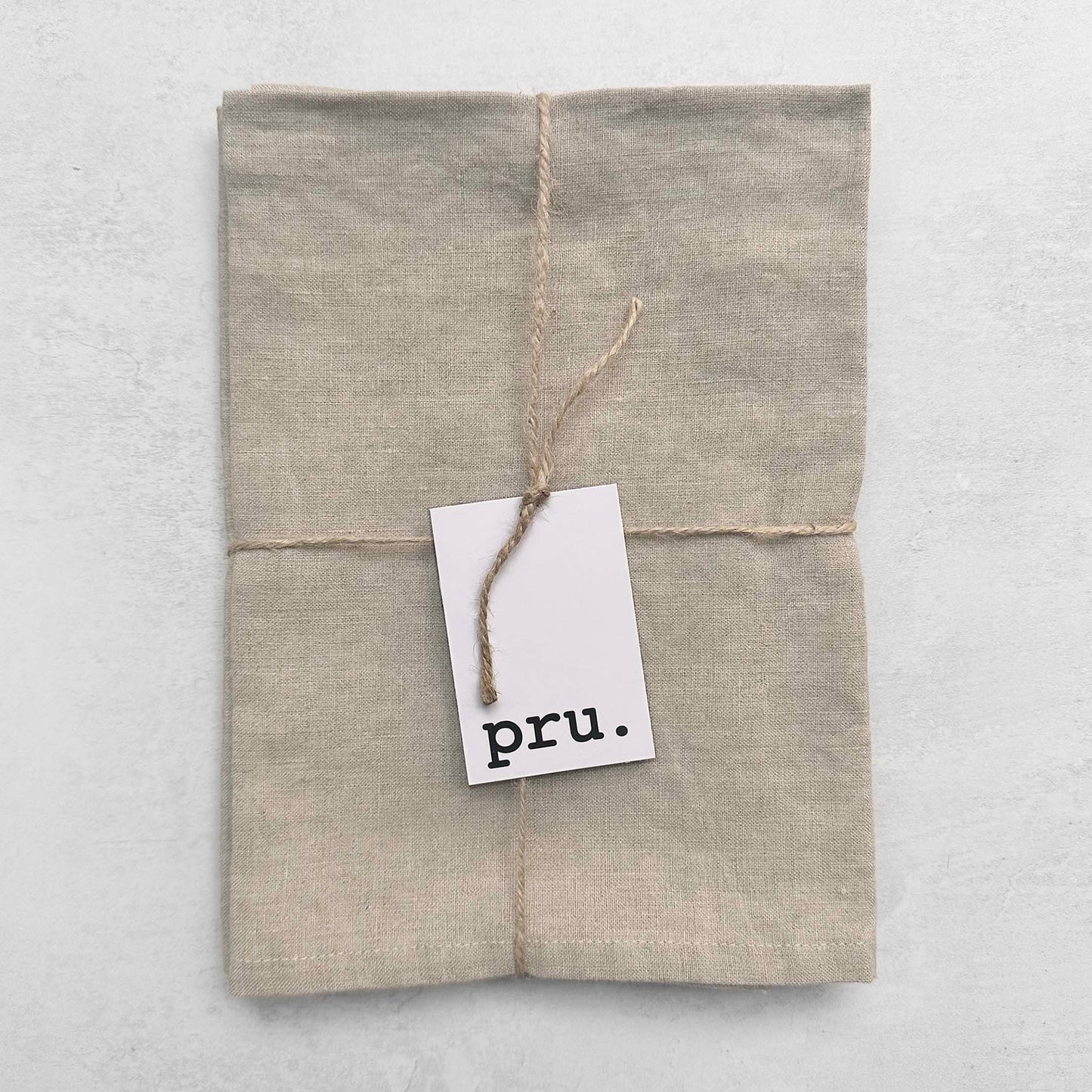 100% Linen Napkins OEKO-TEX® Certified – Natural X2