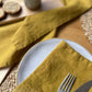 100% Linen Napkins OEKO-TEX® Certified – Ochre X2