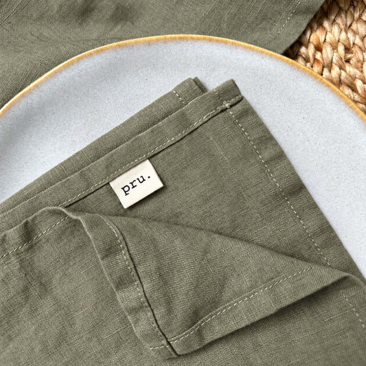 100% Linen Napkins OEKO-TEX® Certified – Sage X2