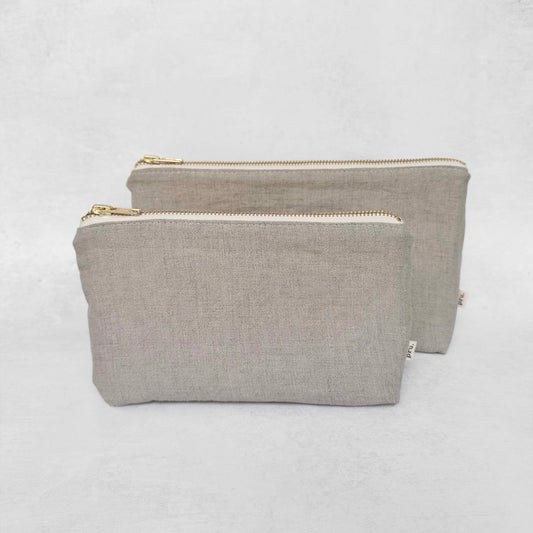 The Linen Pouch Bag - Natural
