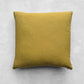 Miller Linen Cushion Ochre Square - OEKO-TEX Certified