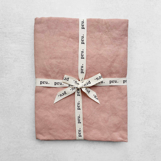 100% Linen Tablecloth OEKO-TEX® Certified - Pale Pink