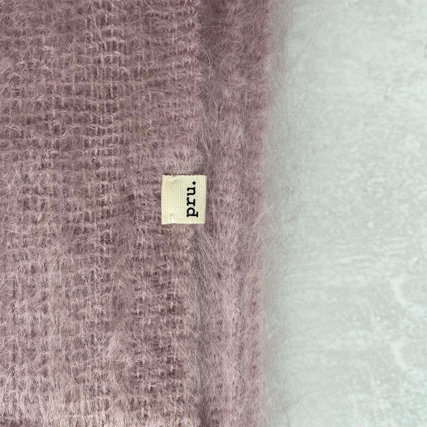 Albie Mohair Blanket - Dusty Pink