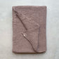 Mya Linen Waffle Blanket Dusty Pink