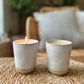 Ivory Coffee Cup Candle Gift Set
