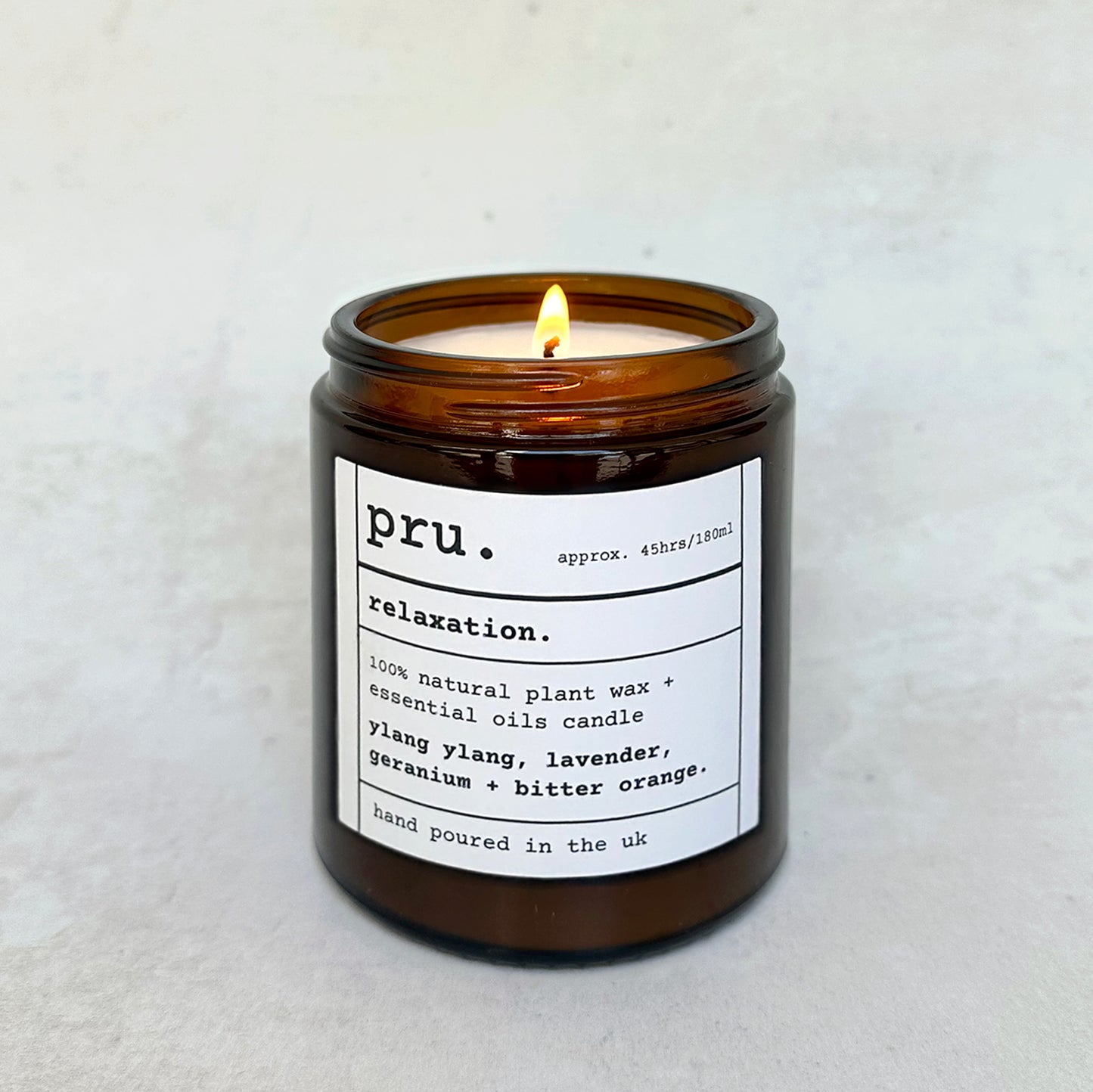 Apothecary 100% Essential Oil Massage Candle - Relaxation