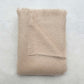 Albie Mohair Blanket Soft Oat