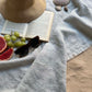 Travel Towel 100% OEKO-TEX® Certified Linen - Stripe