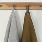 100% Linen Tea Towels OEKO-TEX® Certified – Khaki + Stripe
