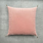 The Velvet And Linen Cushion Pale Pink Sale