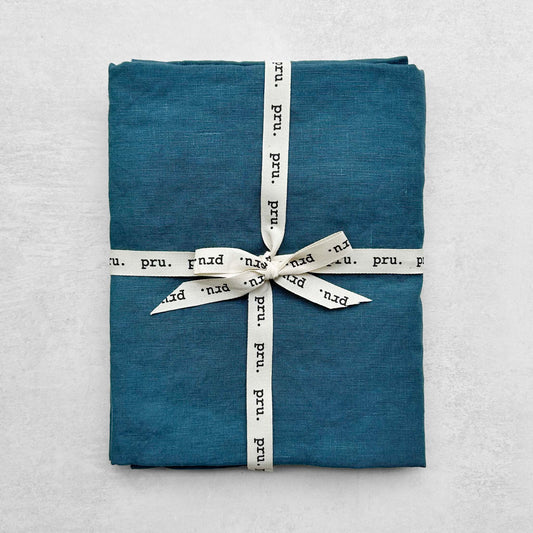 100% Linen Tablecloth OEKO-TEX® Certified - Islington Blue