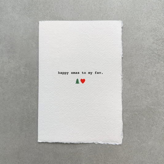 Eco Hand Made Charity Christmas Card