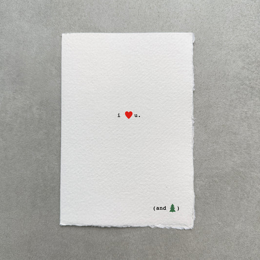 Eco Hand Made Charity Christmas Card