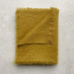 Albie Mohair Blanket Mustard Yellow